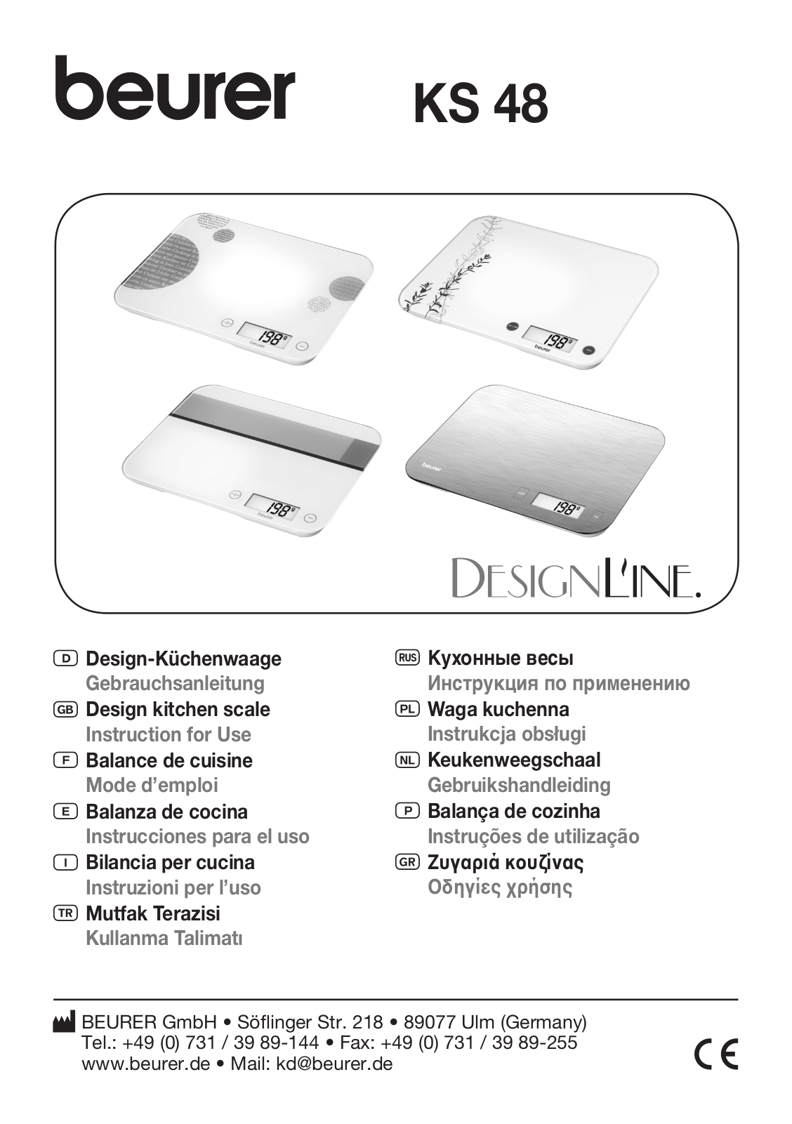 Beurer KS 48 Instruction for Use