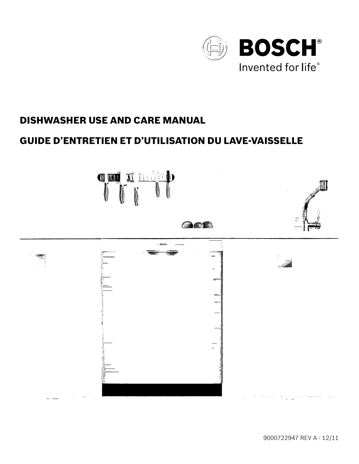 Bosch SHX33RF5UC/64 Owner’s Manual