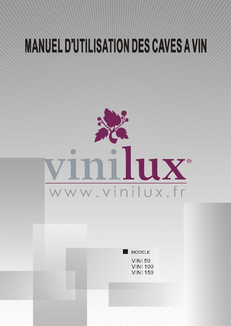 VINILUX 100, 150, 50 User Manual