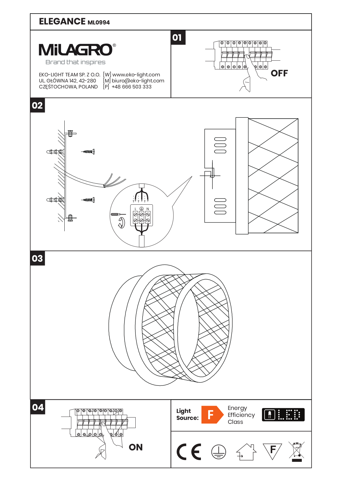 MILAGRO ML0994 User guide - ManualMachine.com