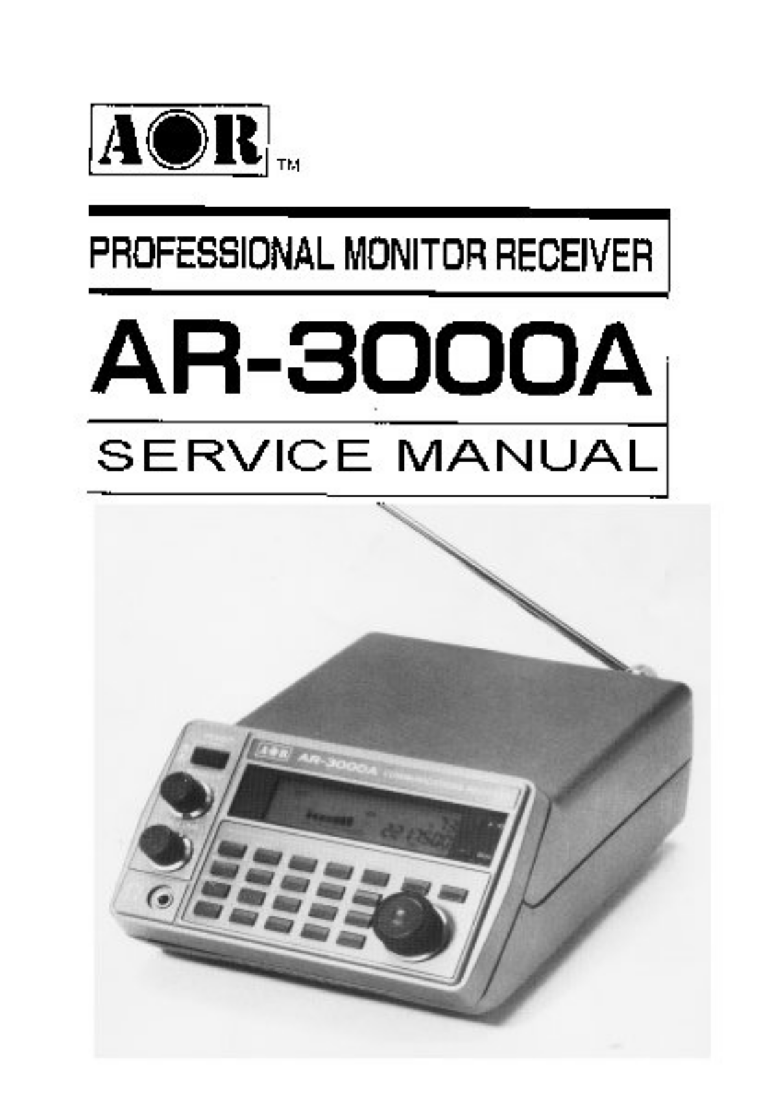 AOR AR-3000A Service Manual