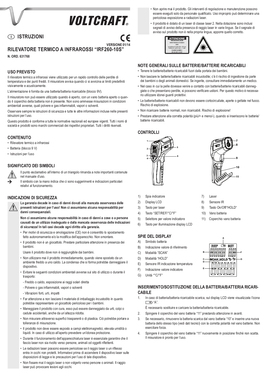 VOLTCRAFT IRF 260-10S User guide