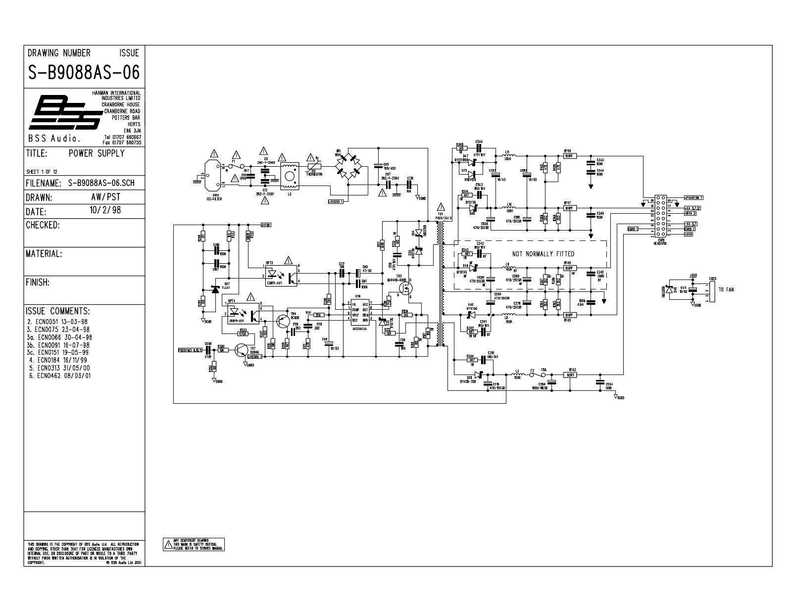 BSS 9088ii Schematic