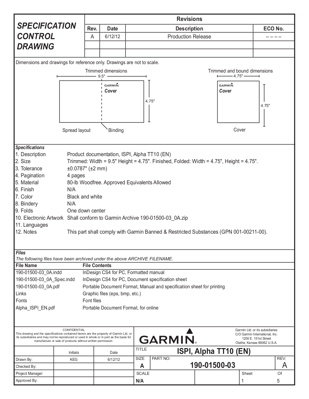 Garmin 01996, 01997 User Manual