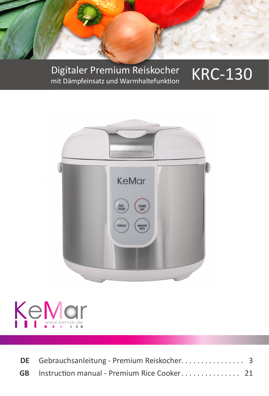 KeMar KRC-130 User Manual