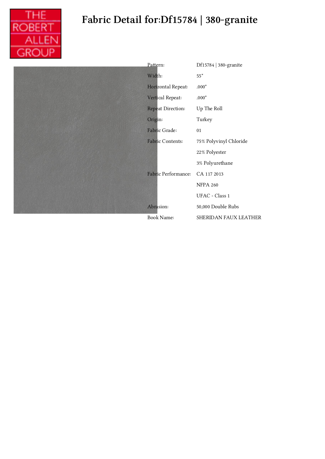 Duralee CRAL4585 Specifications - ManualMachine.com
