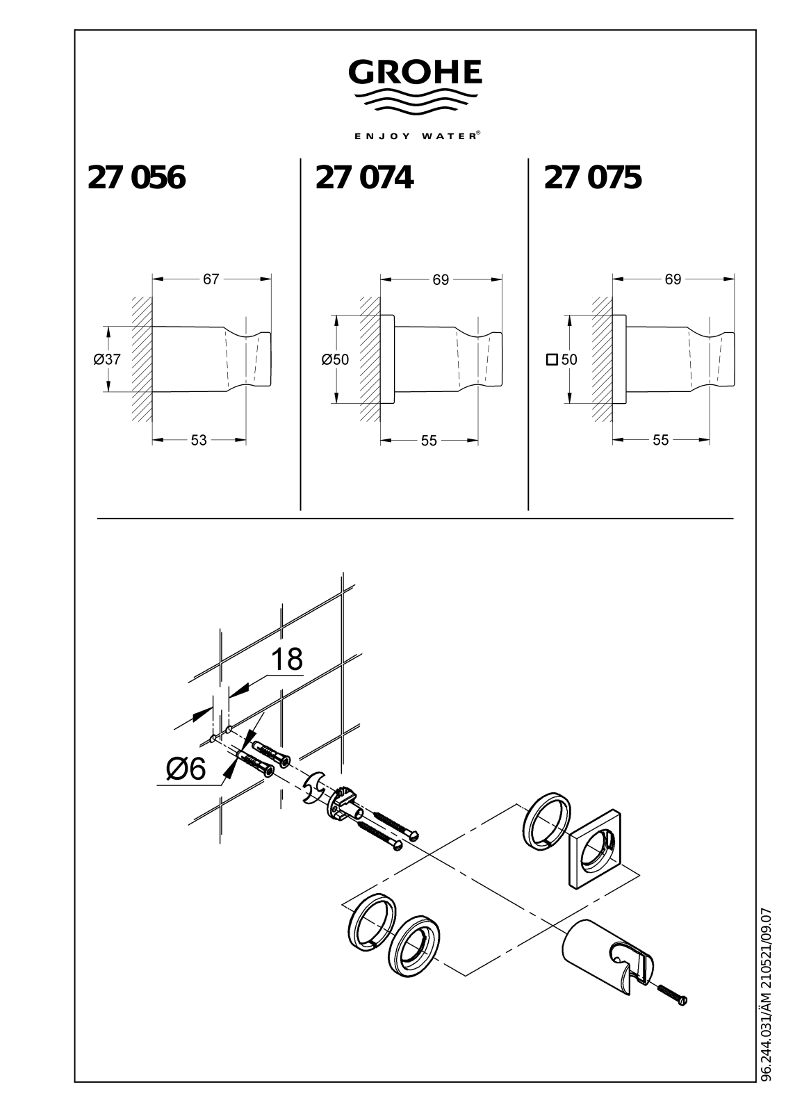 Grohe 27369000 Service Manual