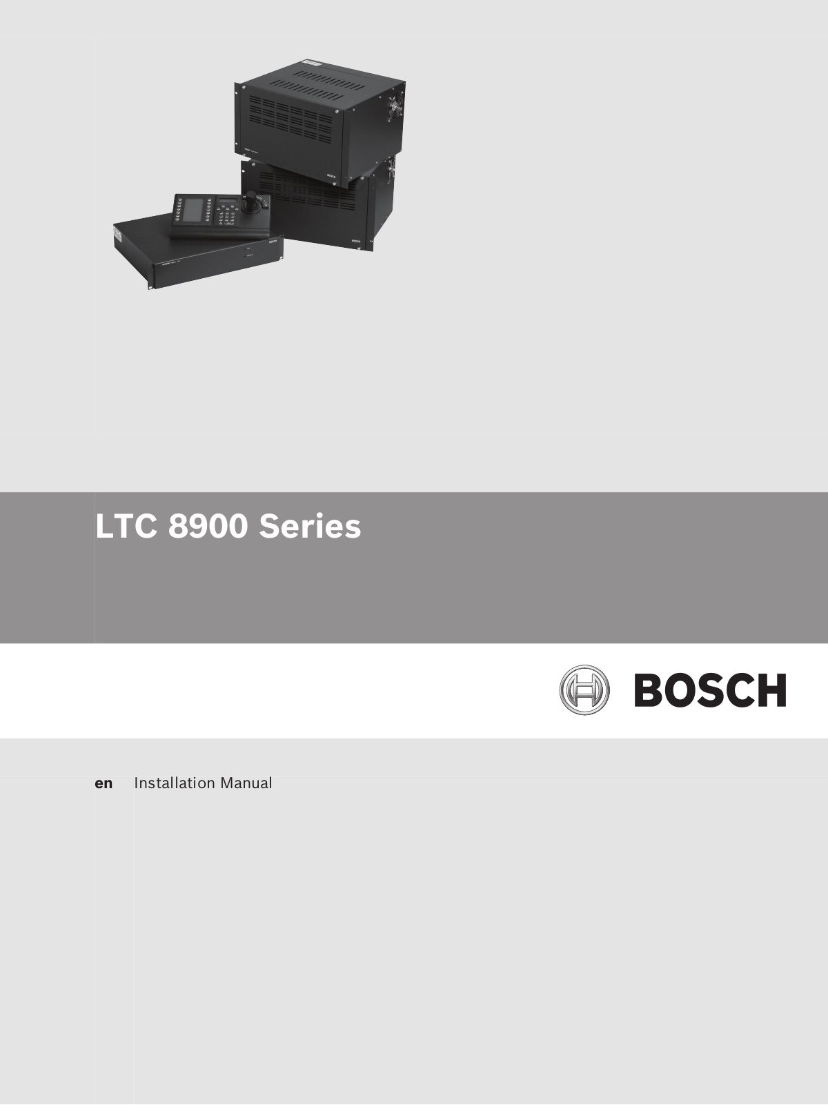 Bosch LTC-8943-95 Installation Manual