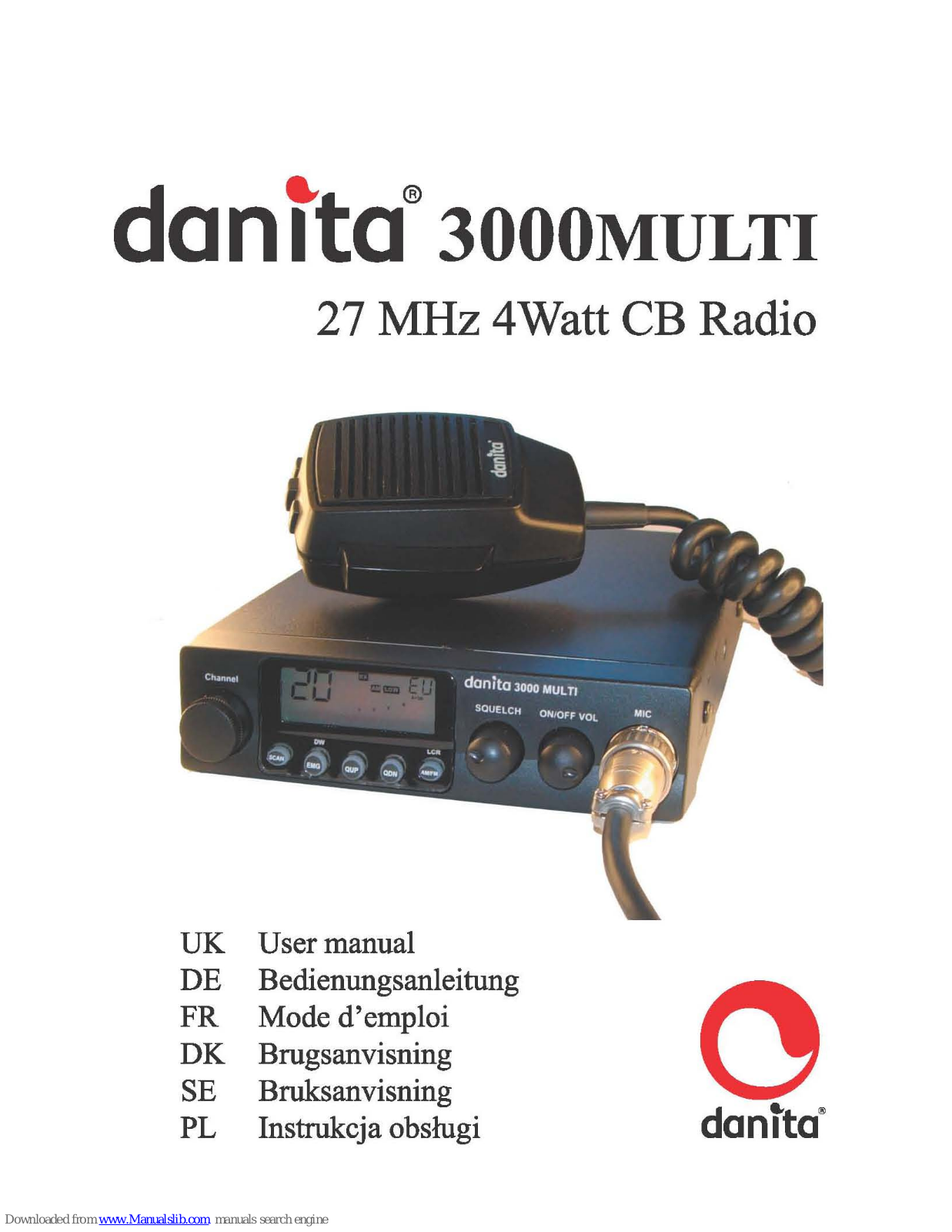 Danita 3000 Multi User Manual