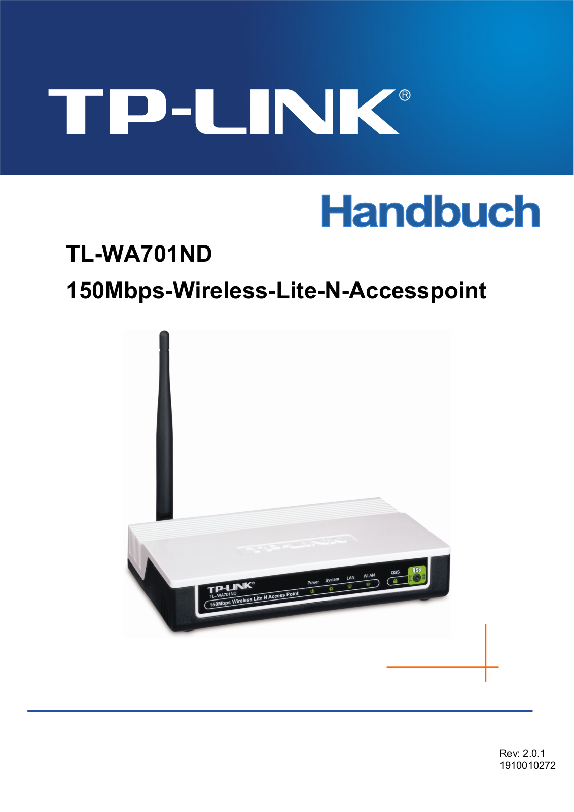 TP-LINK TL-WA701ND User guide