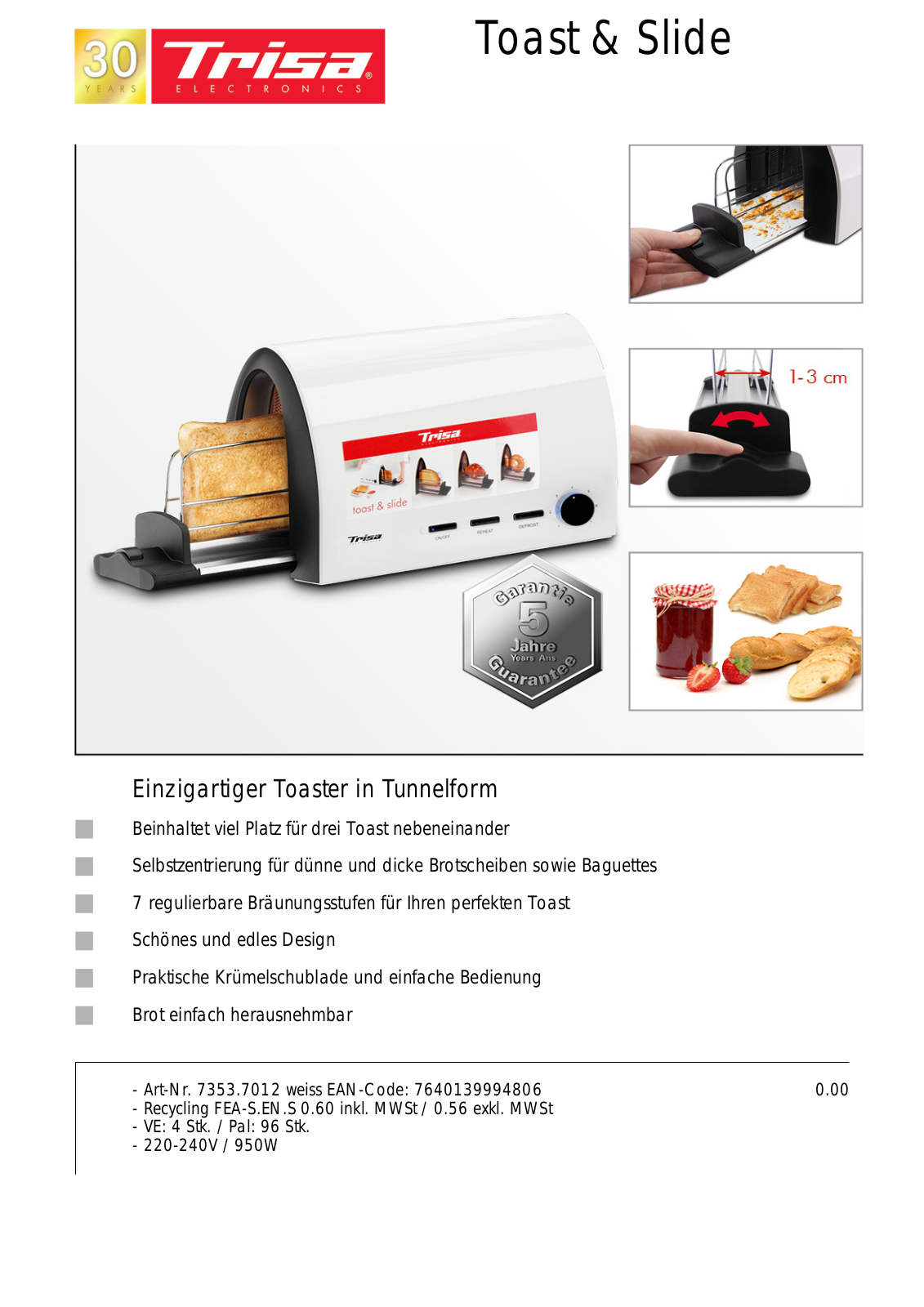 Trisa 7353.7012 User Manual