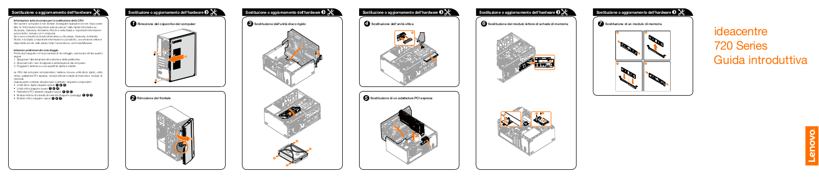 Lenovo ideacentre 720-18ASU, ideacentre 720-18IKL Quick Start Guide