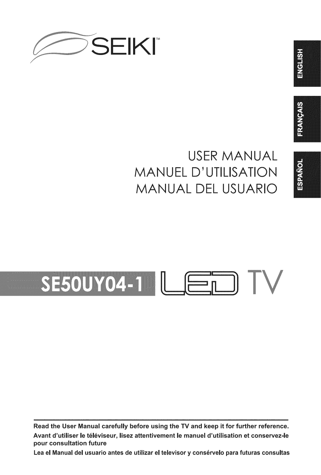 Seiki SE50UY04-1 Owner’s Manual