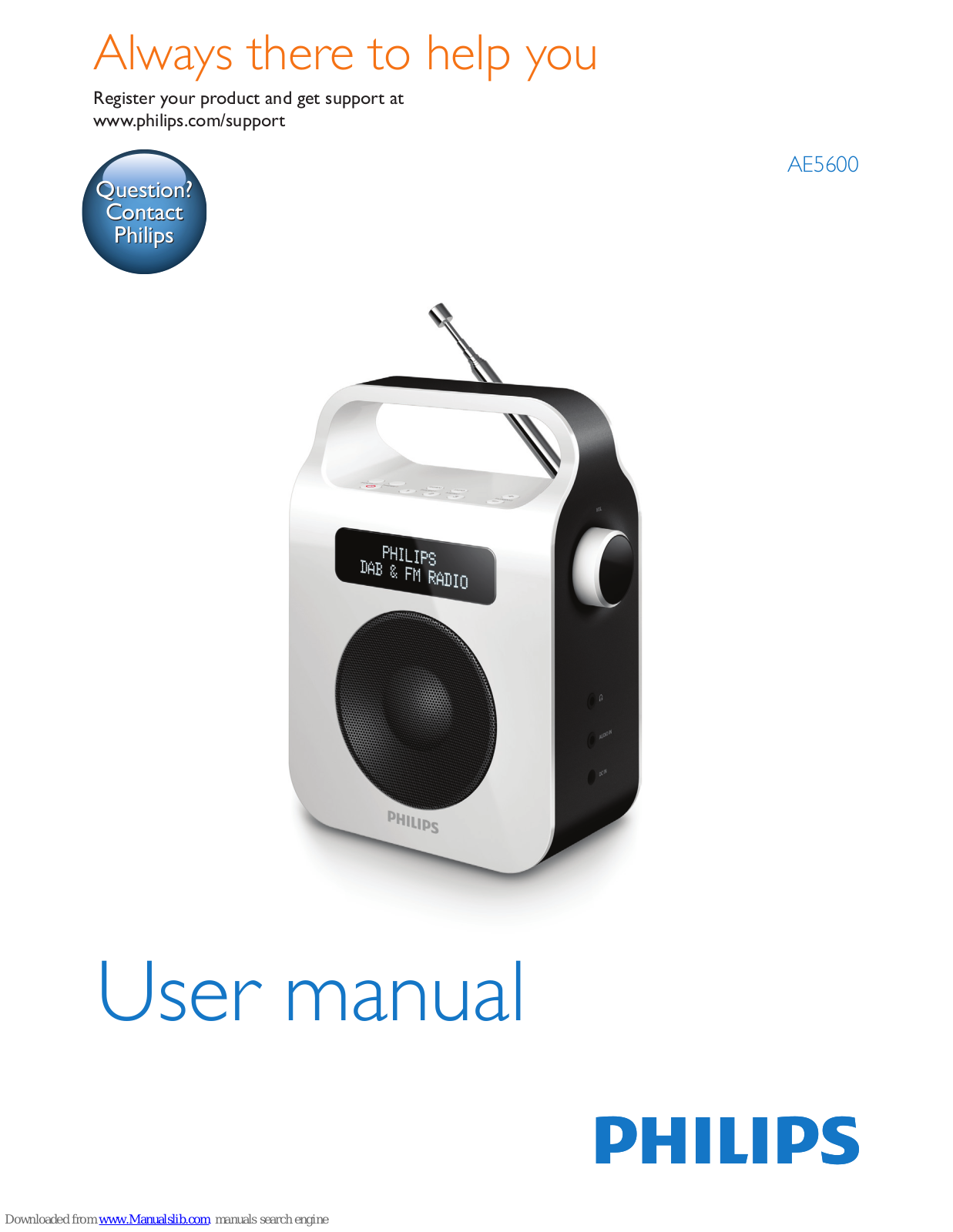 Philips AE5600 User Manual - ManualMachine.com