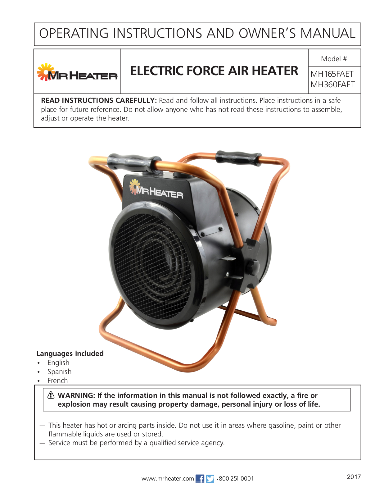 Mr.Heater 246088 User Manual