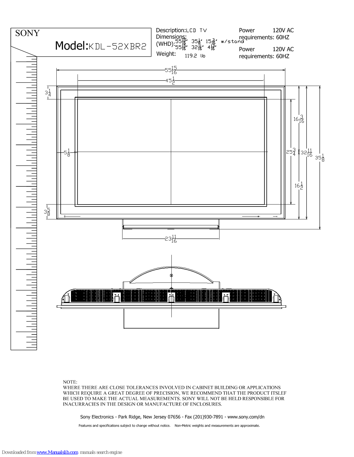 Sony KDL-52XBR2 - 52