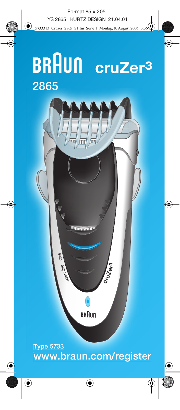 Braun 2865 User Manual