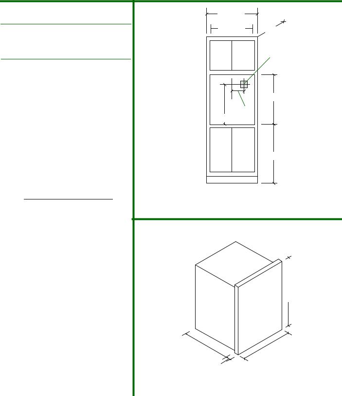 Jenn-Air W2410B, W2410W Dimension Guide