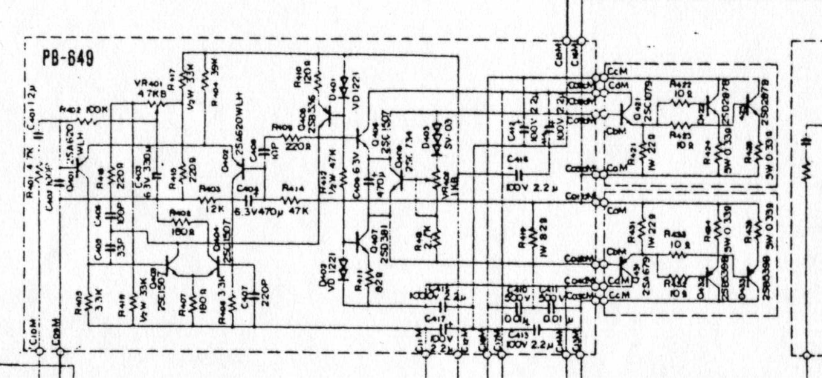 Luxman L-100 Schematic