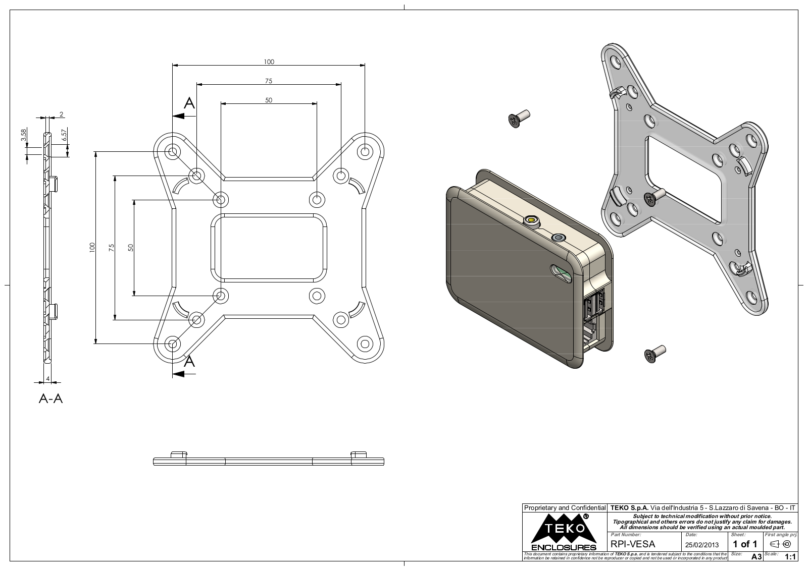 TEKO TEK-BERRY VESA Datasheet - ManualMachine.com