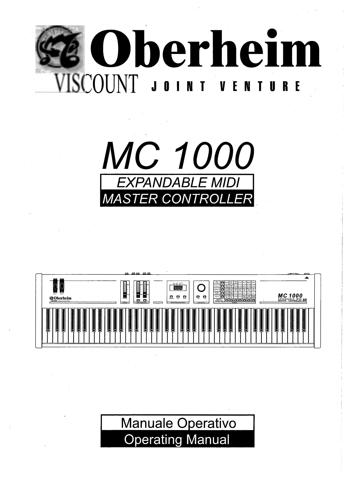 Oberheim MC 1000 Operating Manual