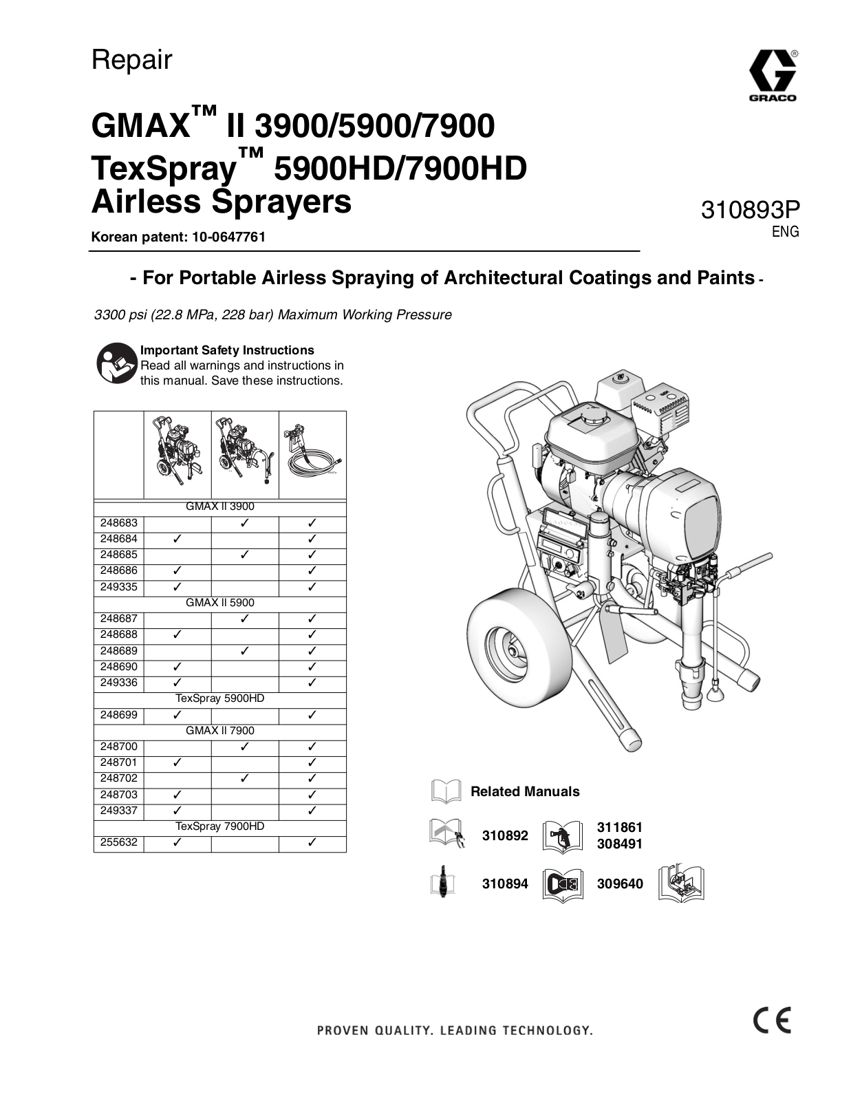 Graco 310893P User Manual