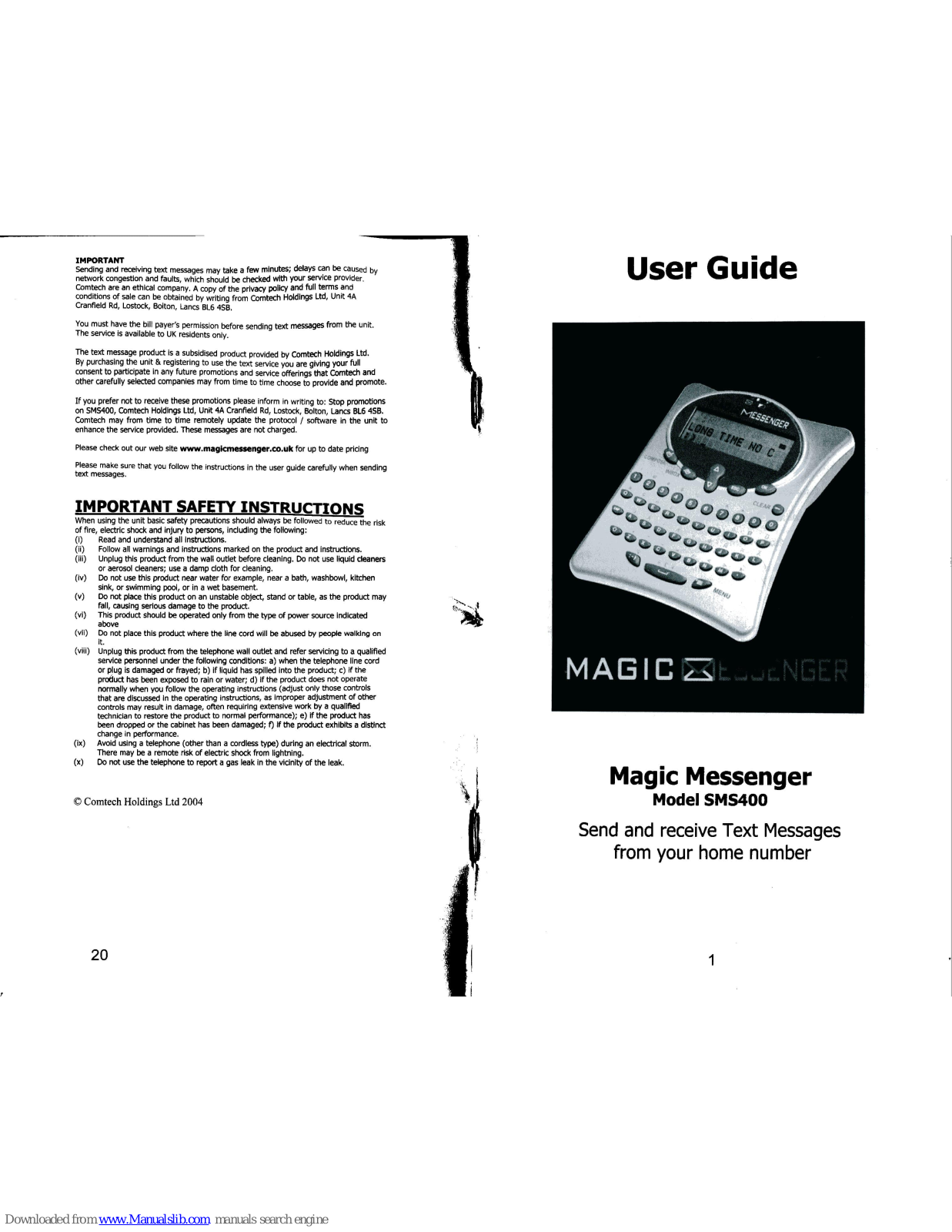 Comtech EF Data SMS400 User Manual