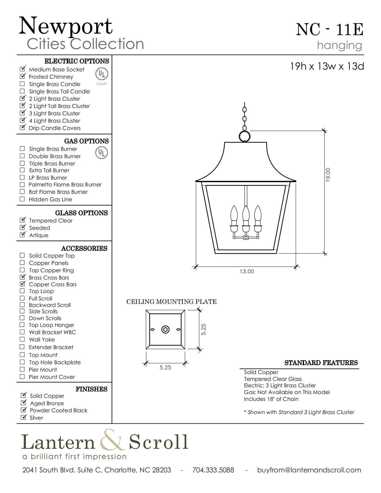 Lantern & Scroll LASC1043 Specifications - ManualMachine.com