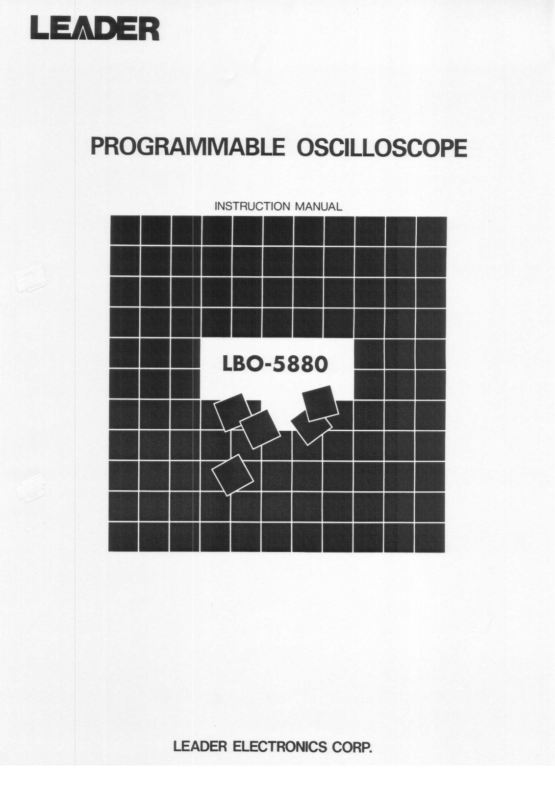 Leader LBO-5880 User Manual