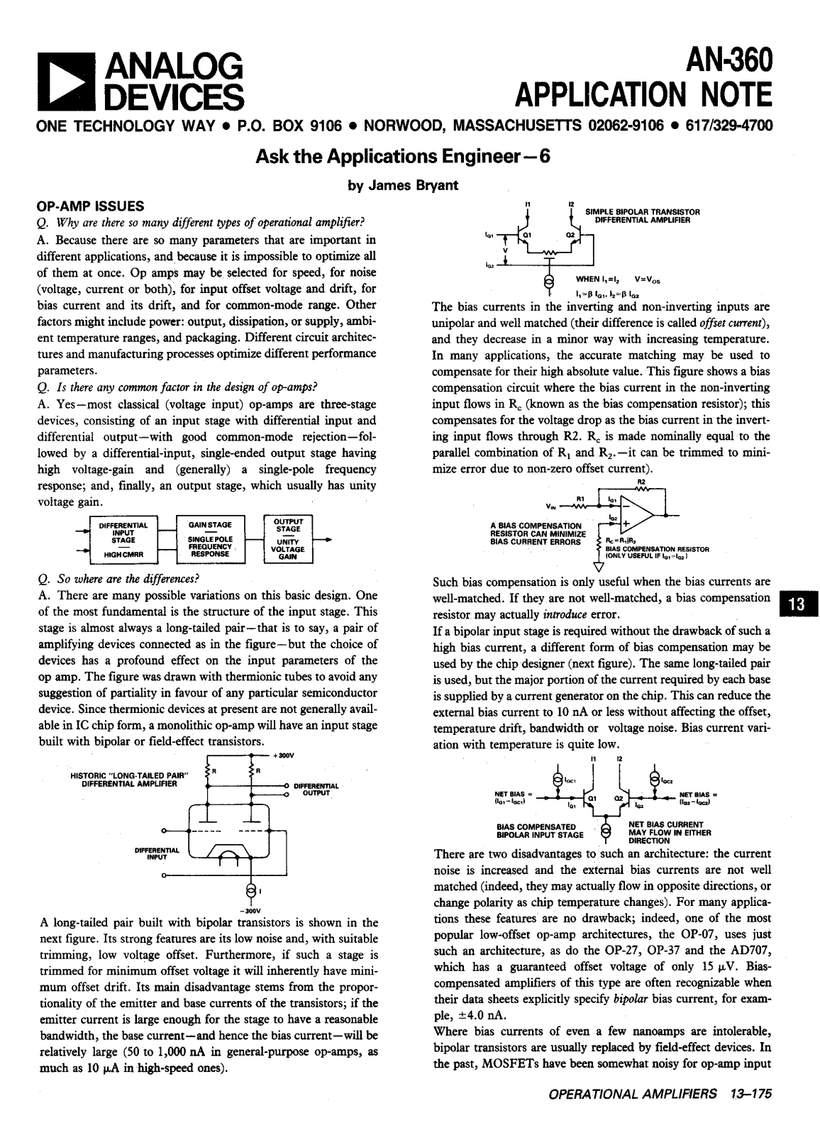 Analog Devices AN360 Application Notes