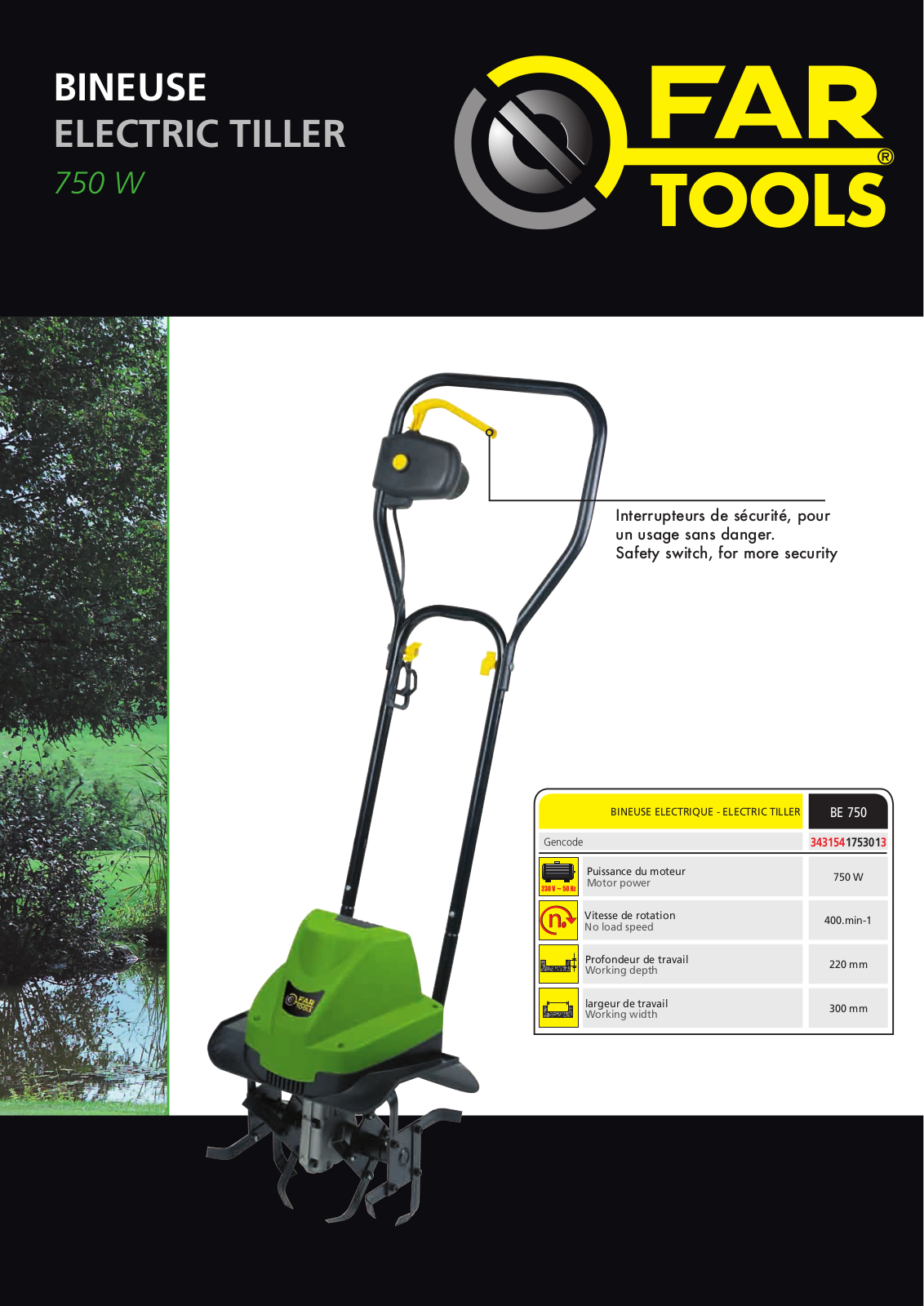 Fartools BE 750 User Manual