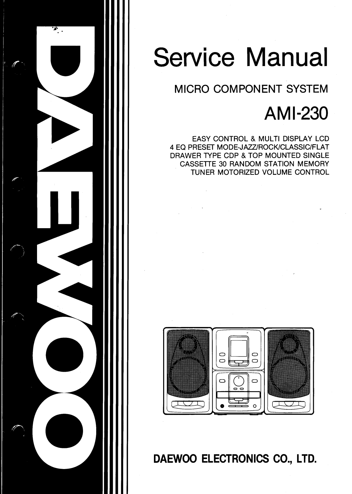 DAEWOO AMI 230 Service Manual