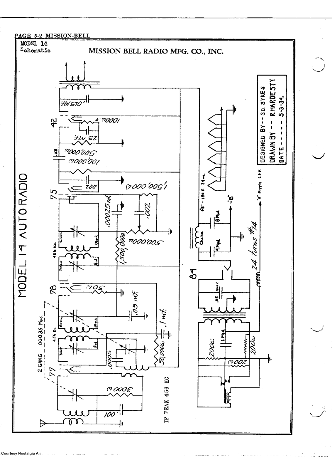 Mission Bell Radio 14 Schematic - ManualMachine.com