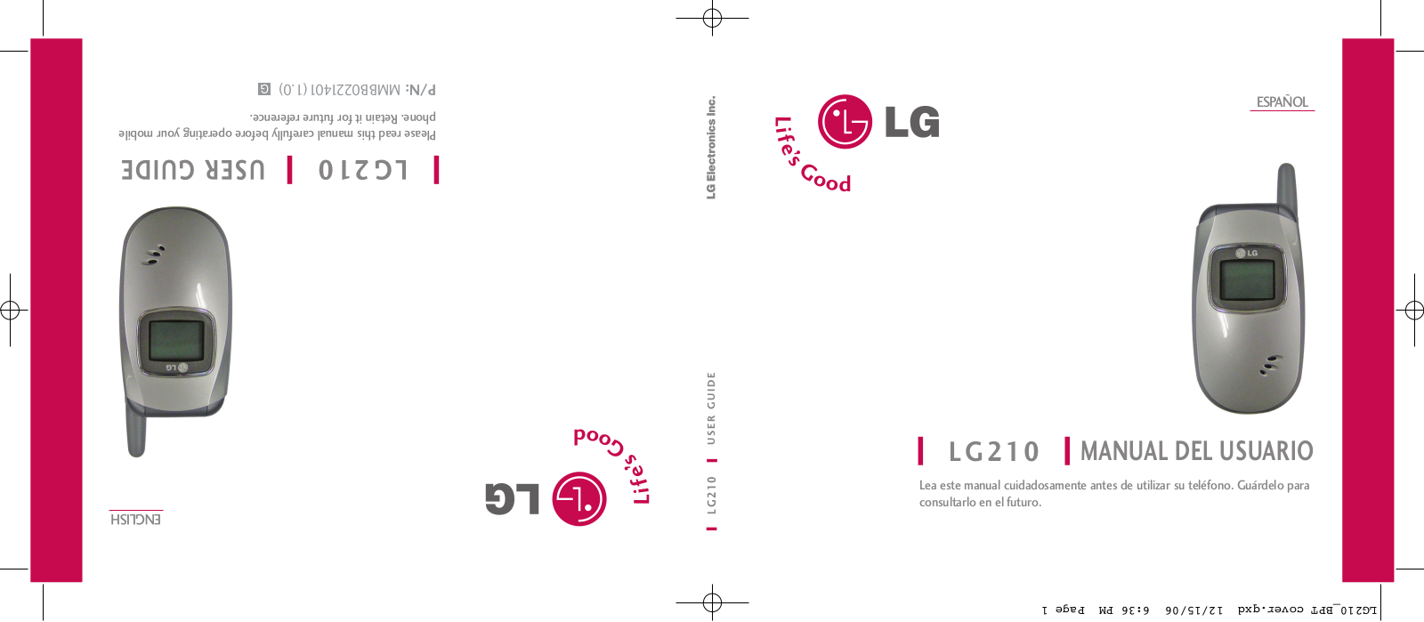 LG LG210 User's Guide