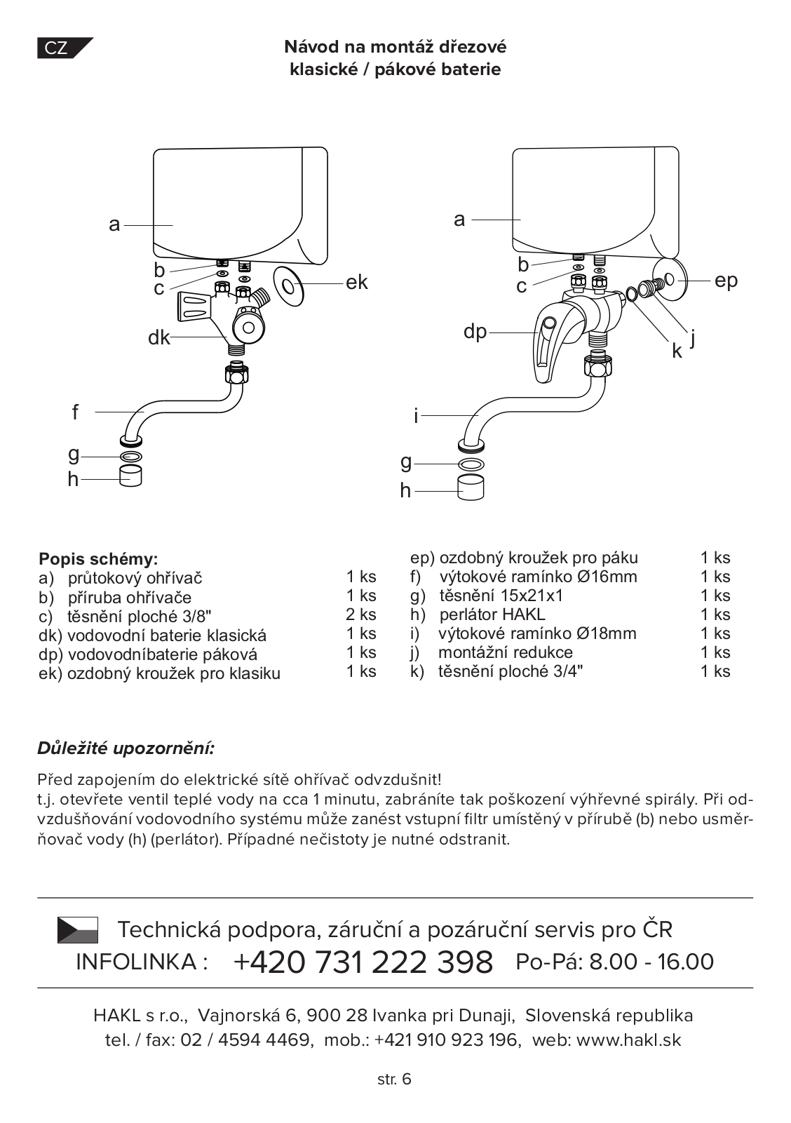 HAKL PM,12 cm, PM,18 cm, PM,20 cm, PM,30 cm User Manual