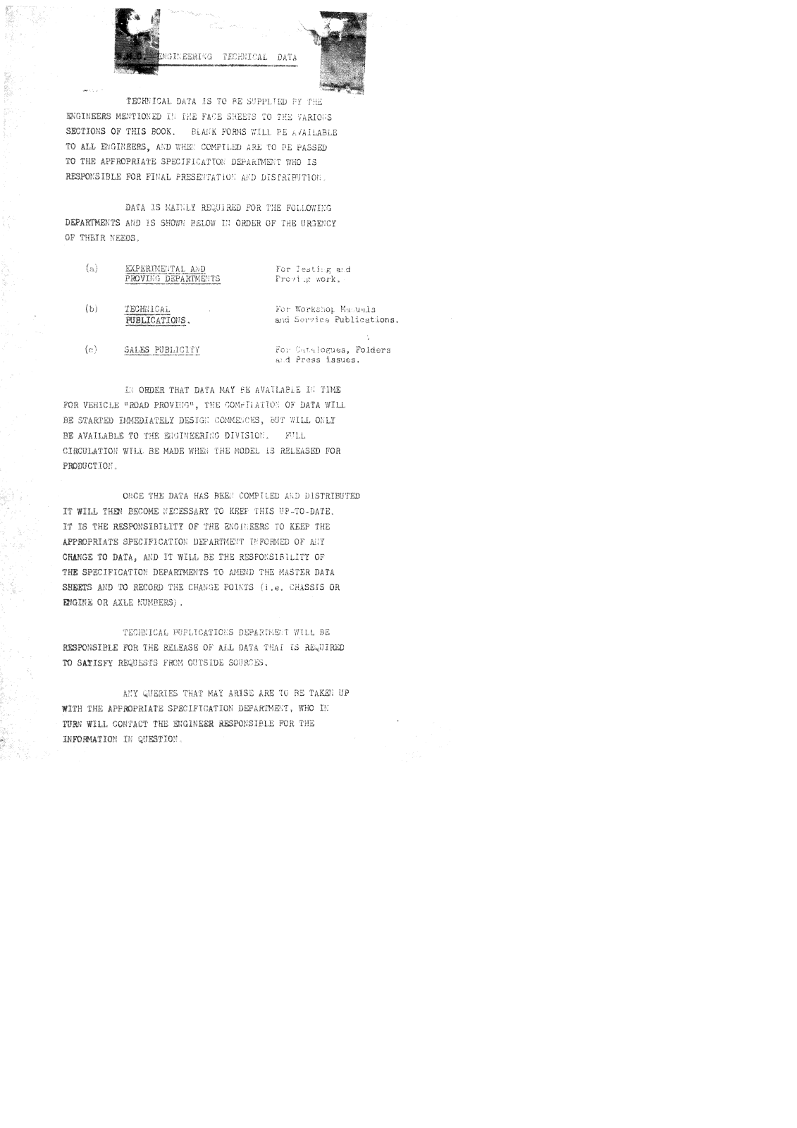 MG MGA Twin Cam Engineering User Manual