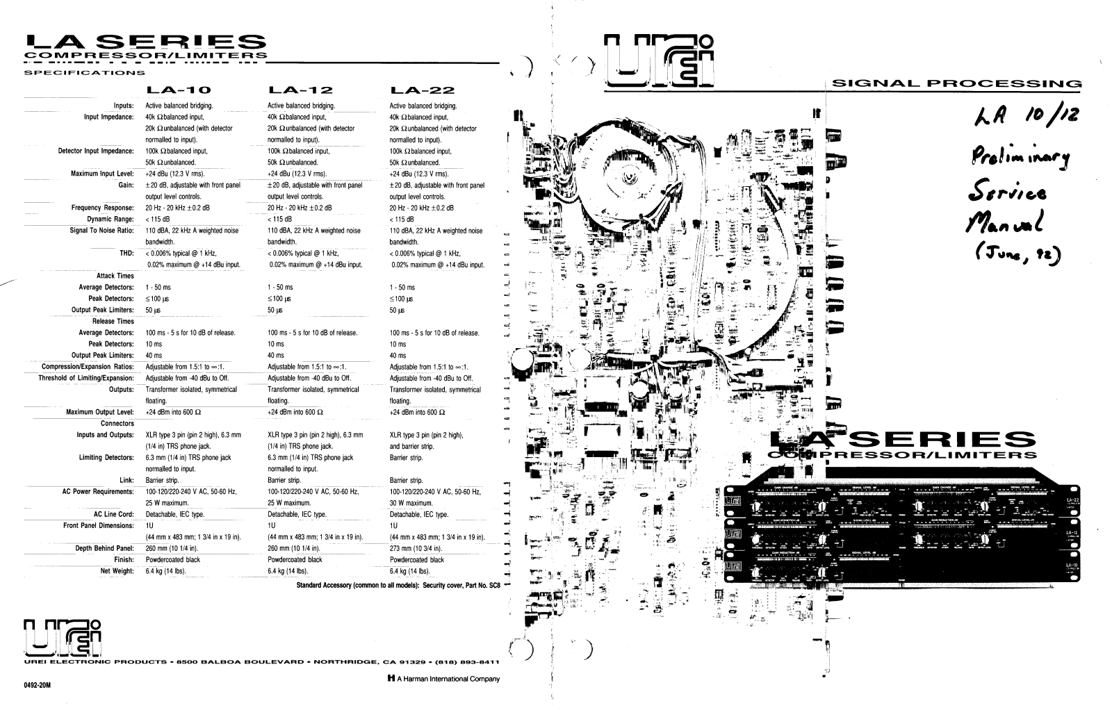 Studio SUREI-LA10, SUREI-LA12 User Manual