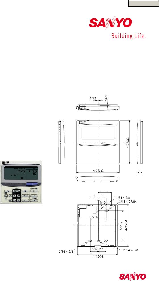 Sanyo RCS-TM80BG User Manual