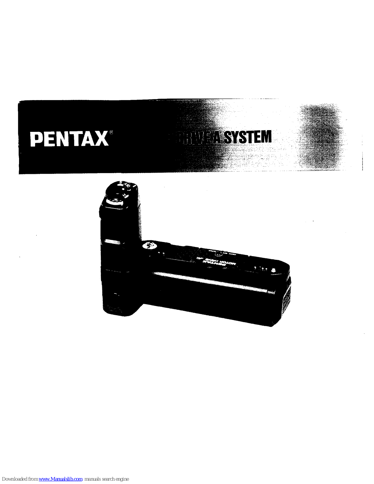 Pentax Motor Drive A System Operating Manual