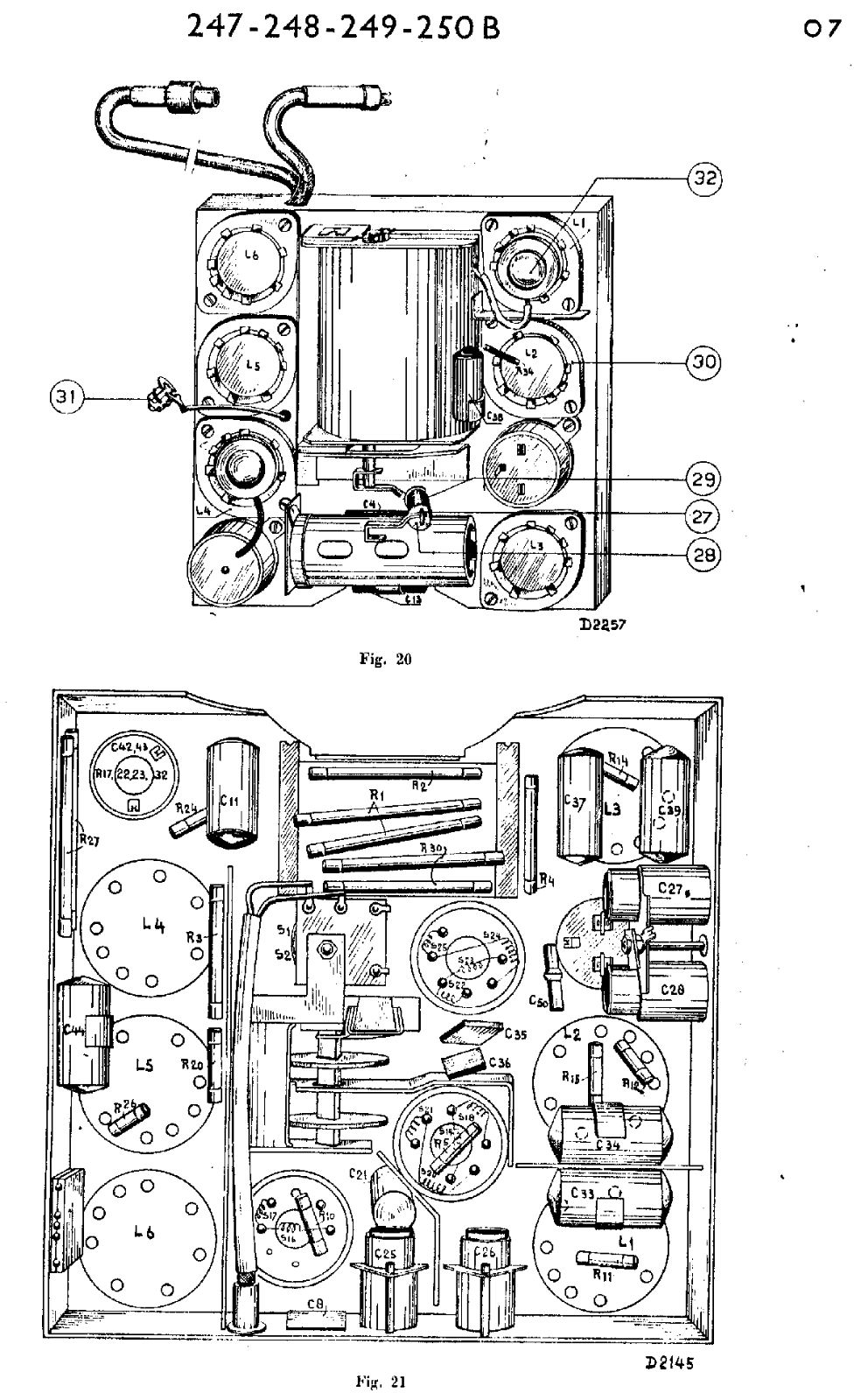 PHILIPS 250 B Service Manual