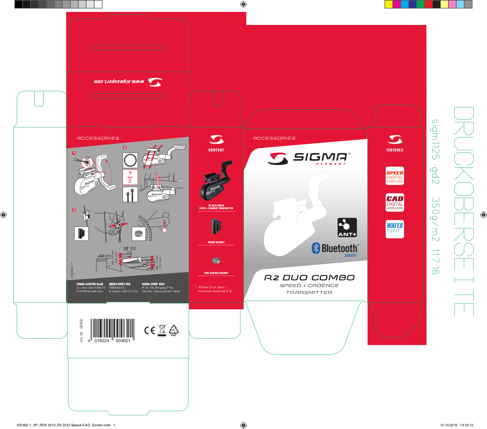 Sigma V R2 DUO ANT User Manual