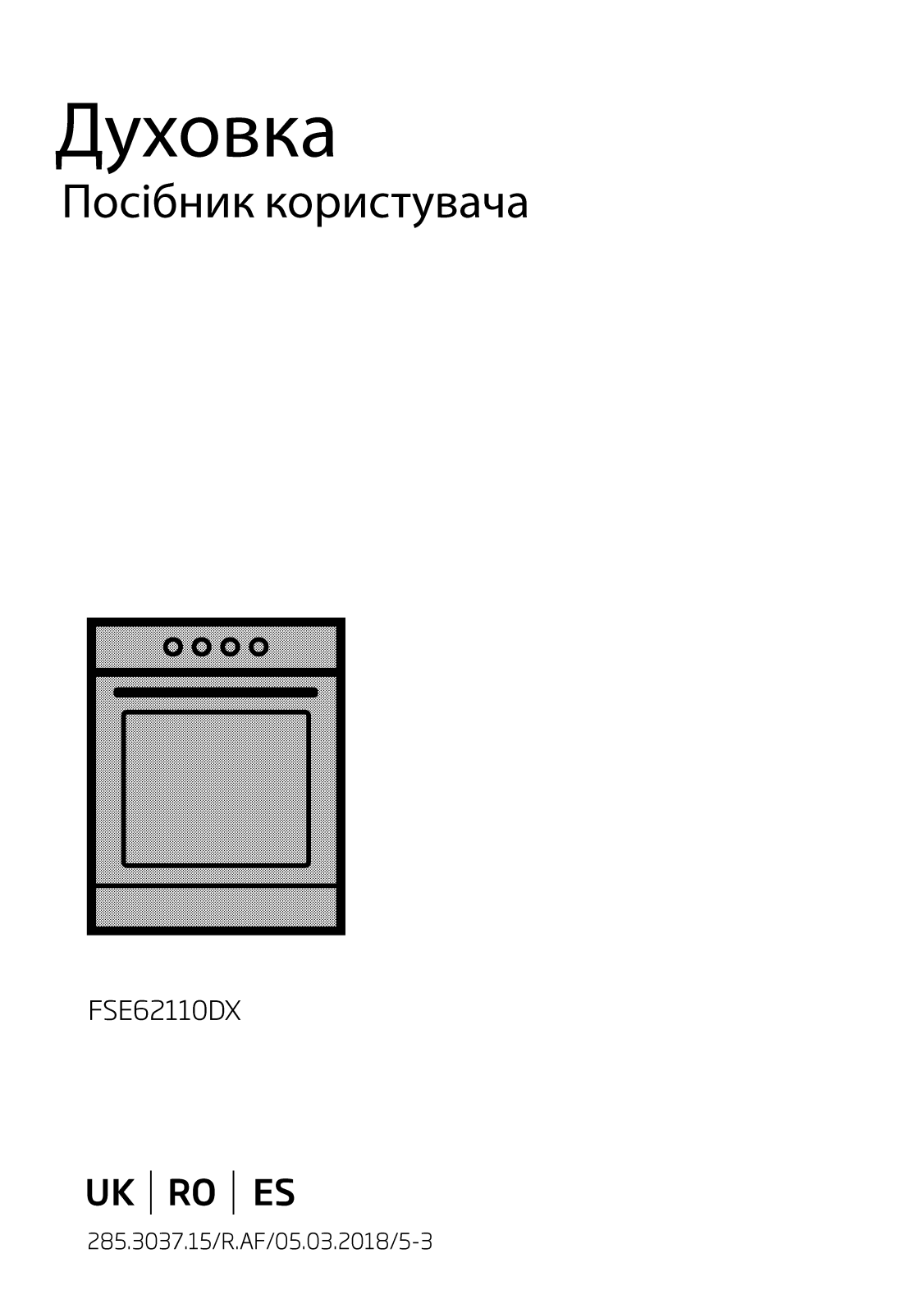 Beko FSE62110DX User manual