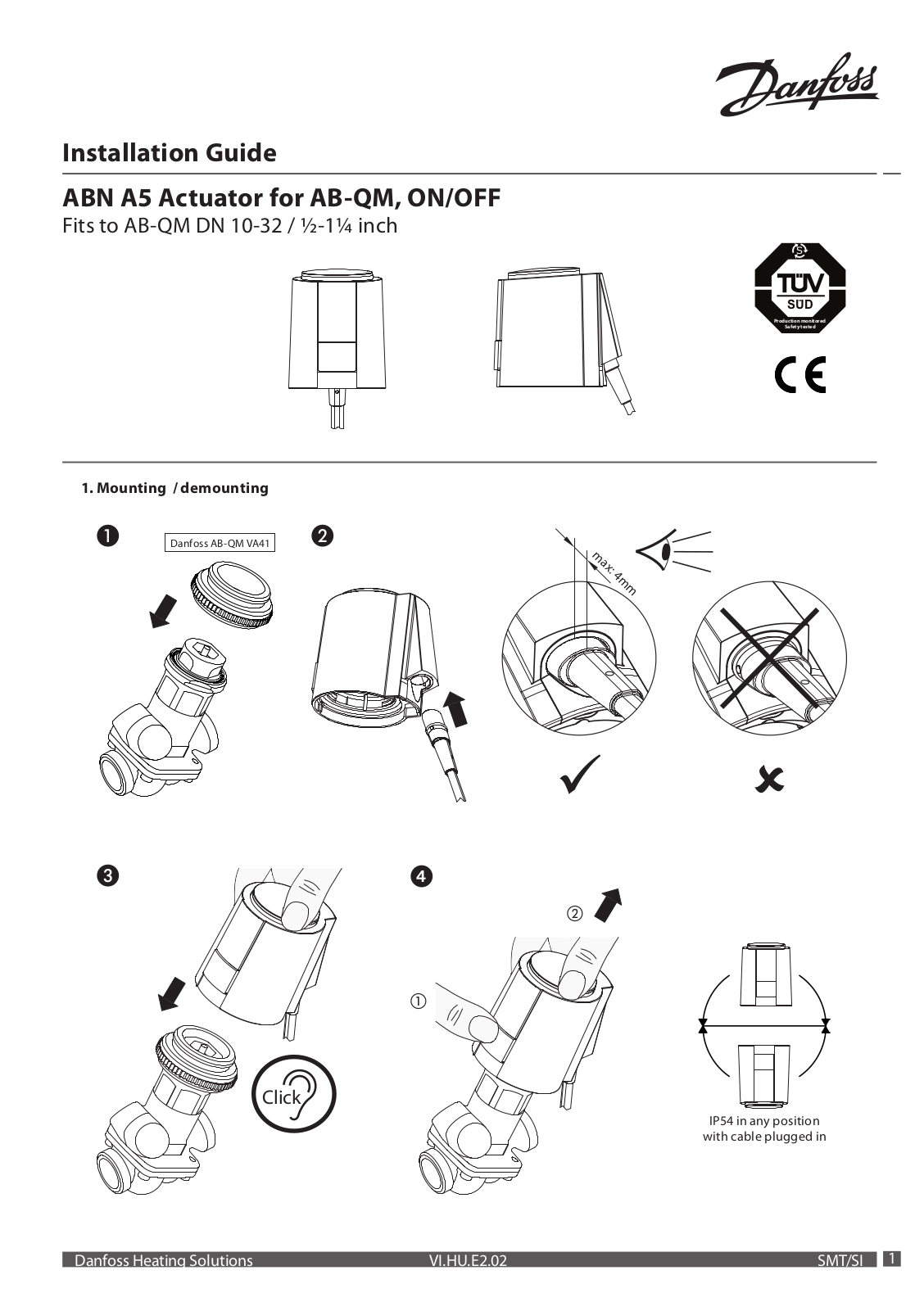 Danfoss ABN A5 Operating guide