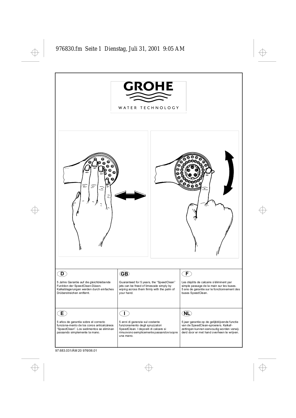 GROHE GRH2205 Installation & Assembly - ManualMachine.com