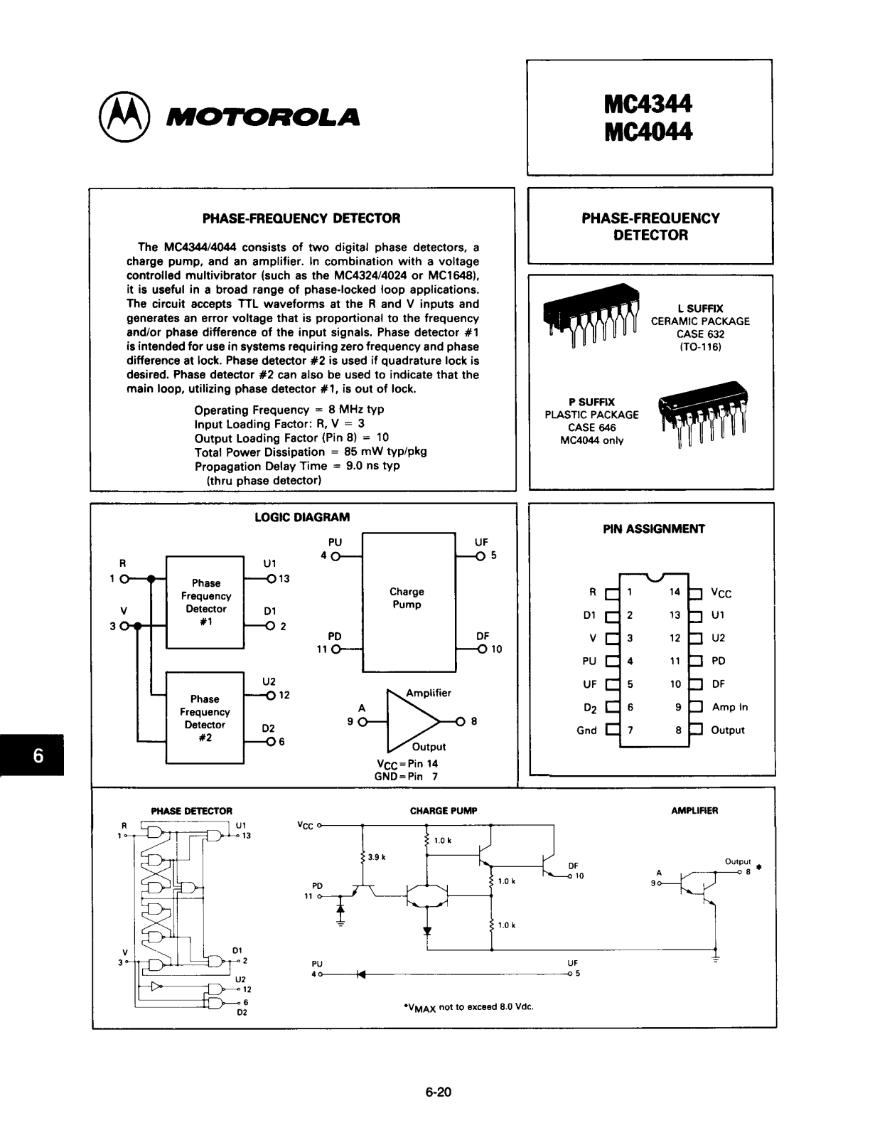 Datasheets MC4044 Datasheet - ManualMachine.com