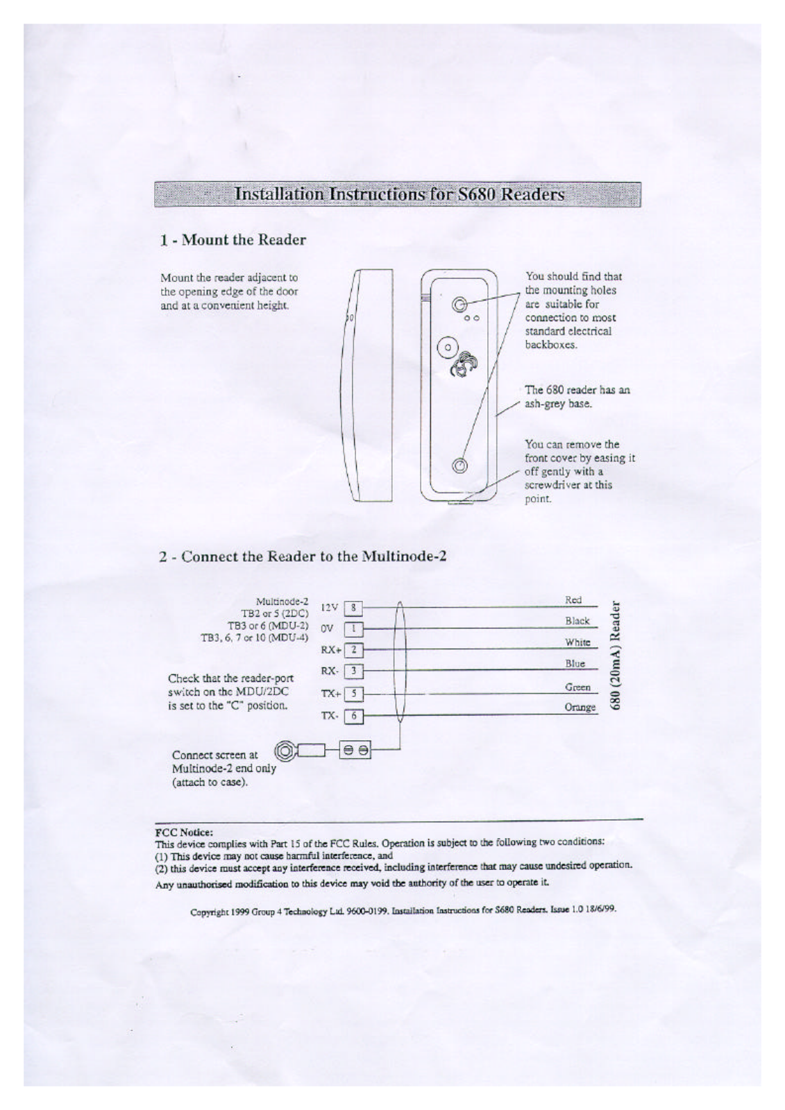 G4S Technology S680 User Manual