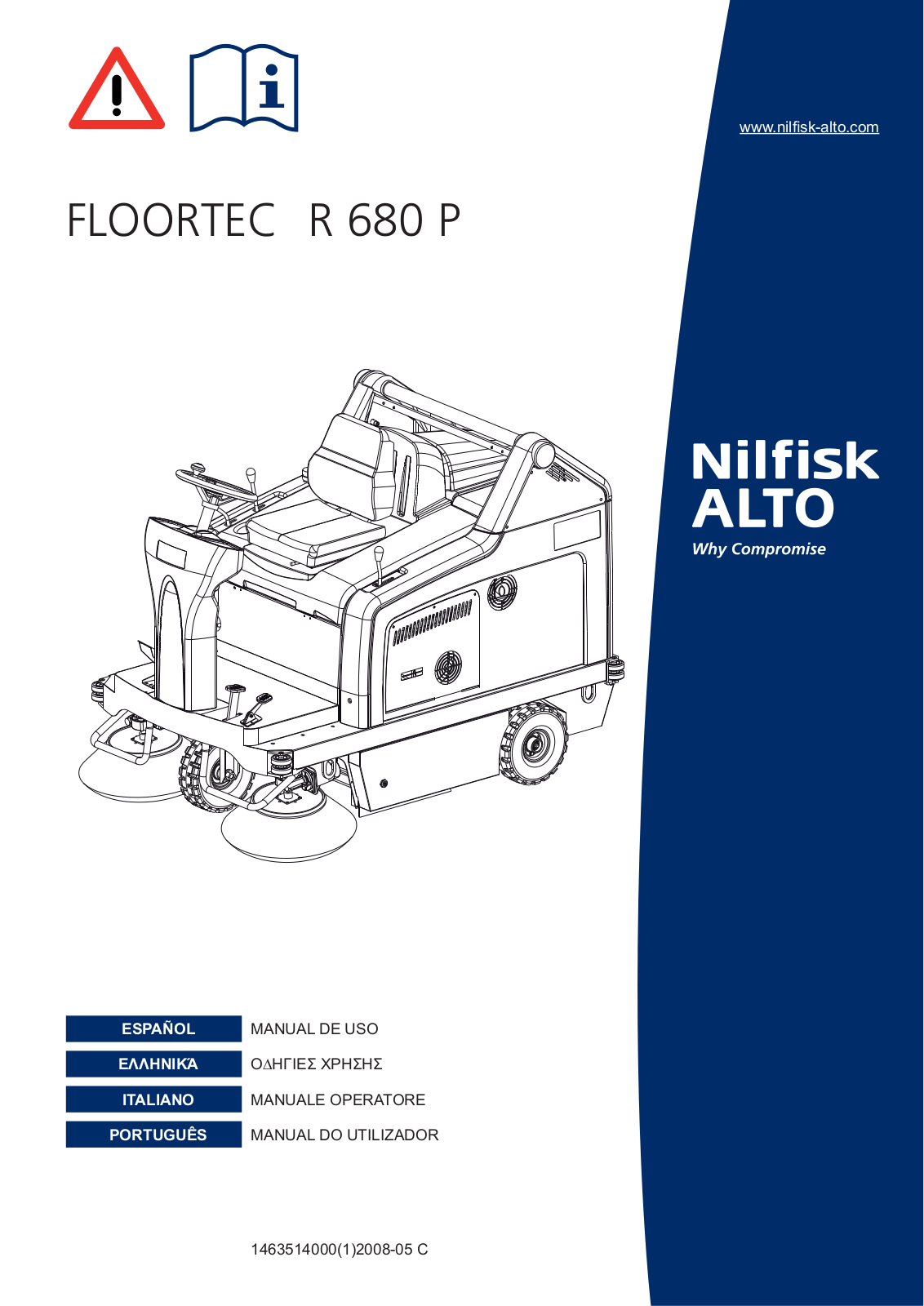 Nilfisk FLOORTEC R 680 P User Manual