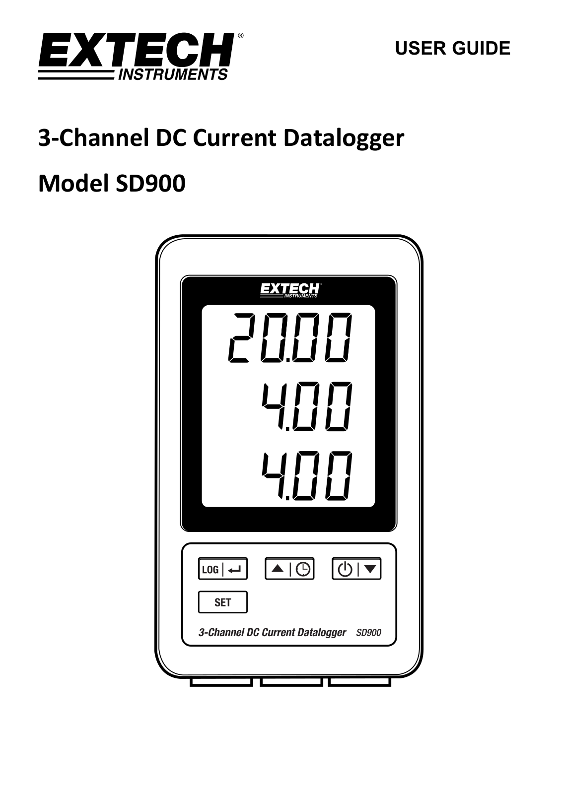 Extech SD900 Operating Manual