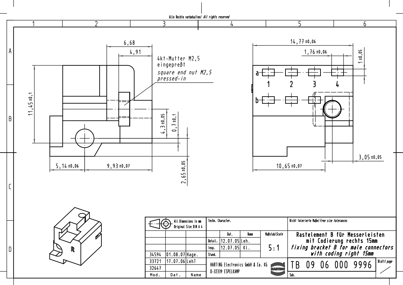 HARTING 0906 000 9996 Datasheet - ManualMachine.com