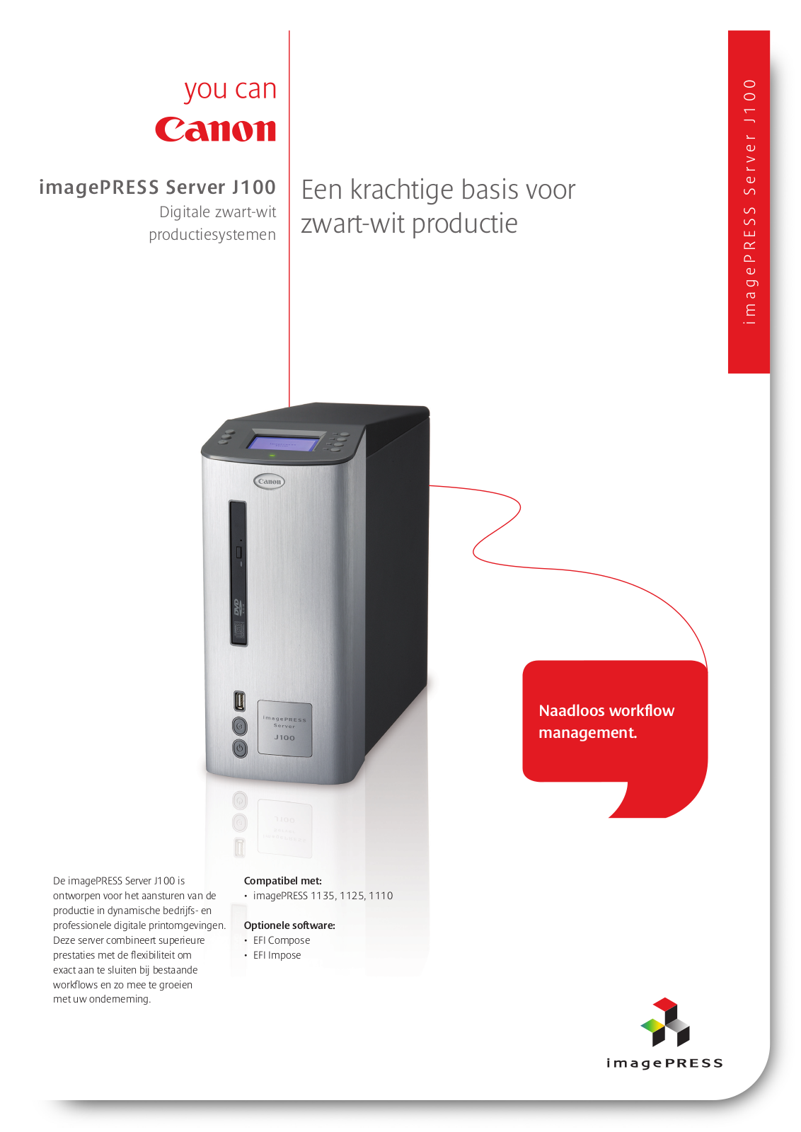 Canon imagePRESS Server J100 BROCHURE